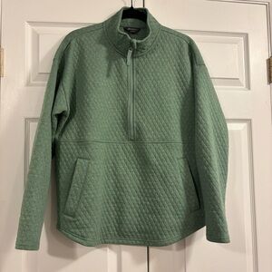 Eddie Bauer Women’s Sage Zip-Up Quilted Sweater